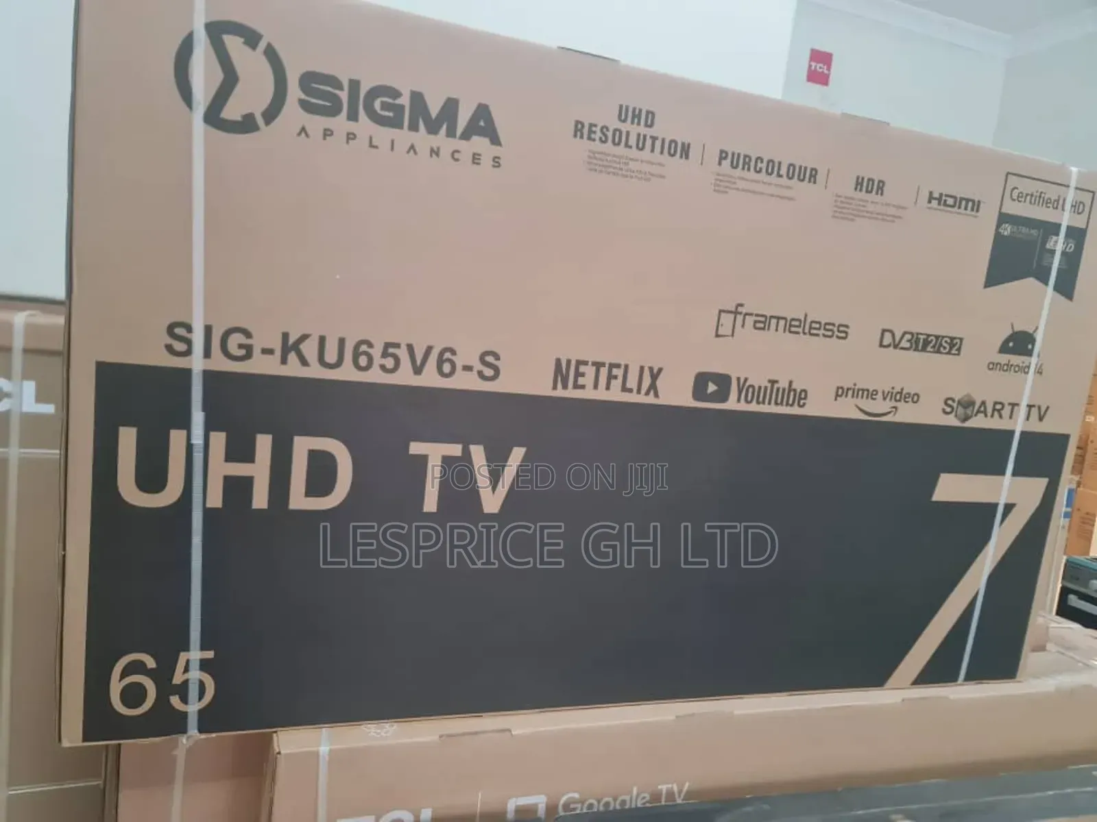 Sigma 65" Smart Android Tv - Affordable Luxury!