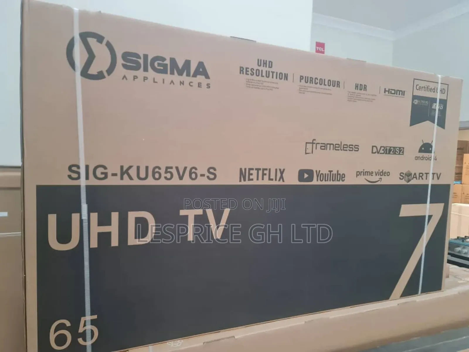 Sigma 65" Smart Android Tv - Affordable Luxury!