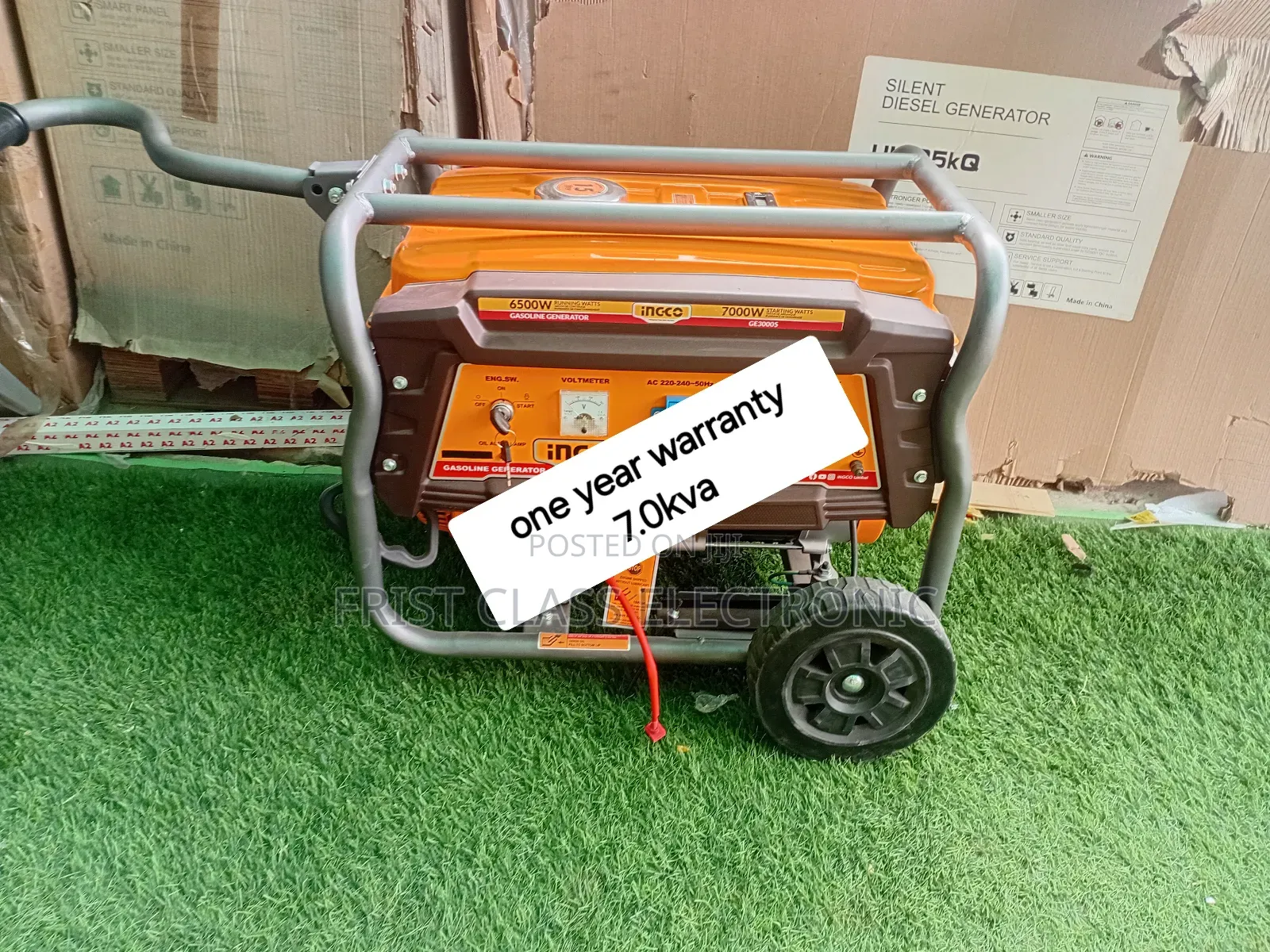 Best Performing 7.0kva Ingco Petrol Generator