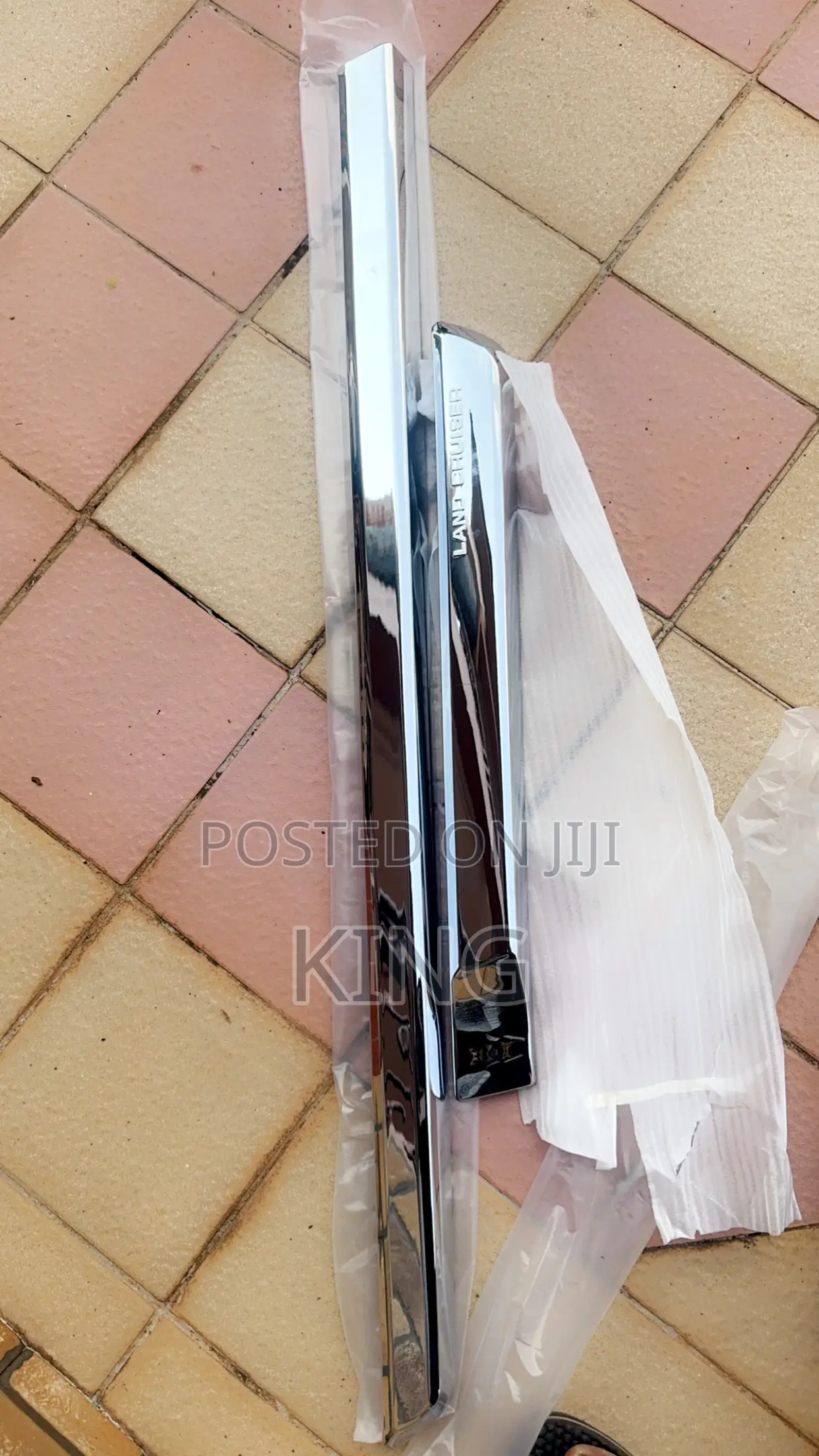 Toyota Land Cruiser Prado Door Silver Mouldings