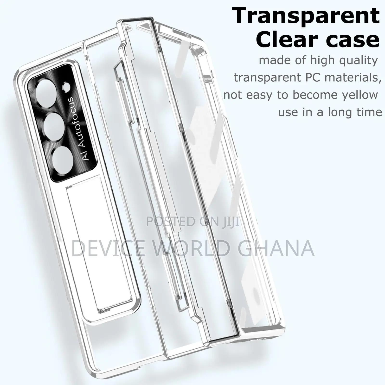 Rex Transparent Full Protection Case Fo Samsung Z Fold 7,6 ,5 4