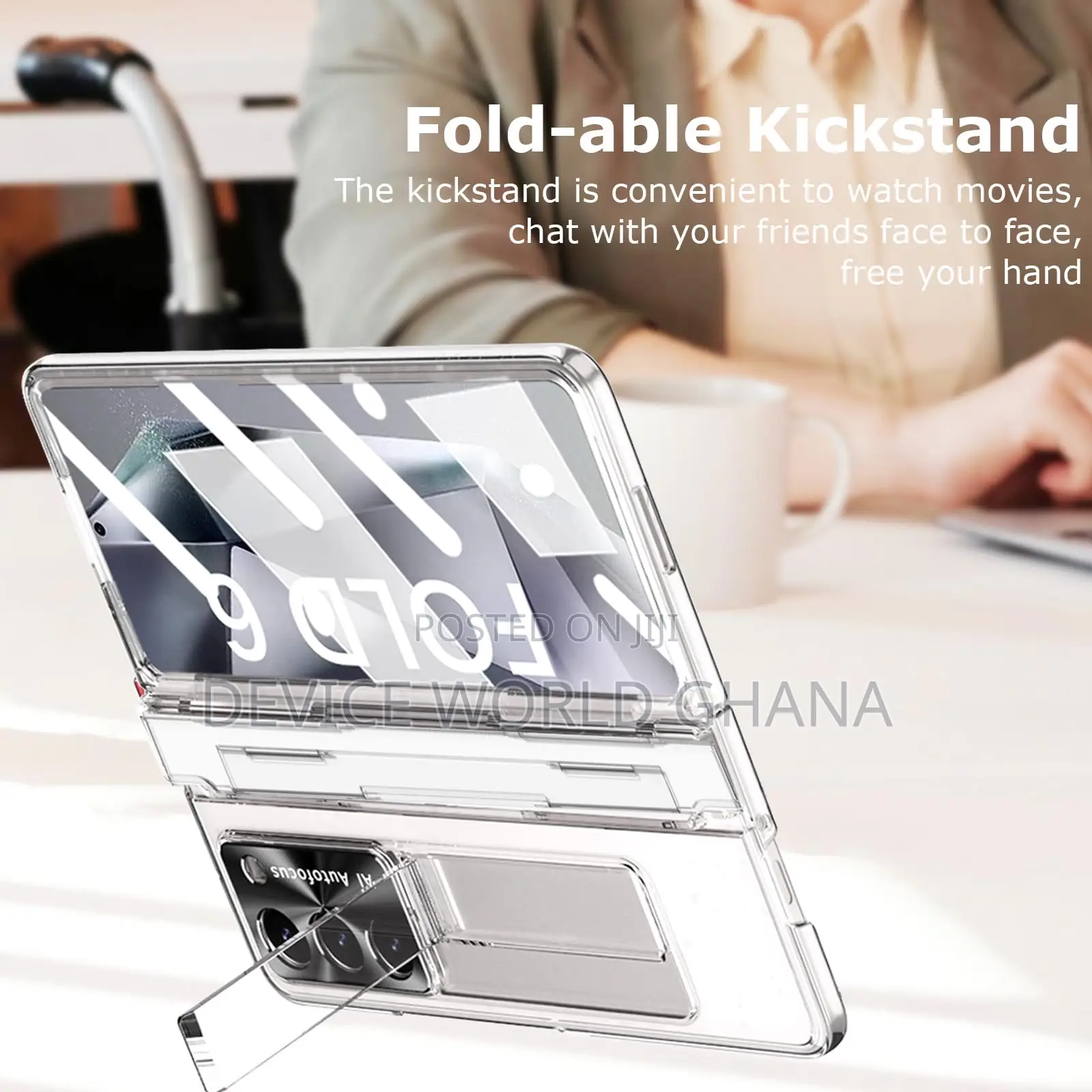 Rex Transparent Full Protection Case Fo Samsung Z Fold 7,6 ,5 4