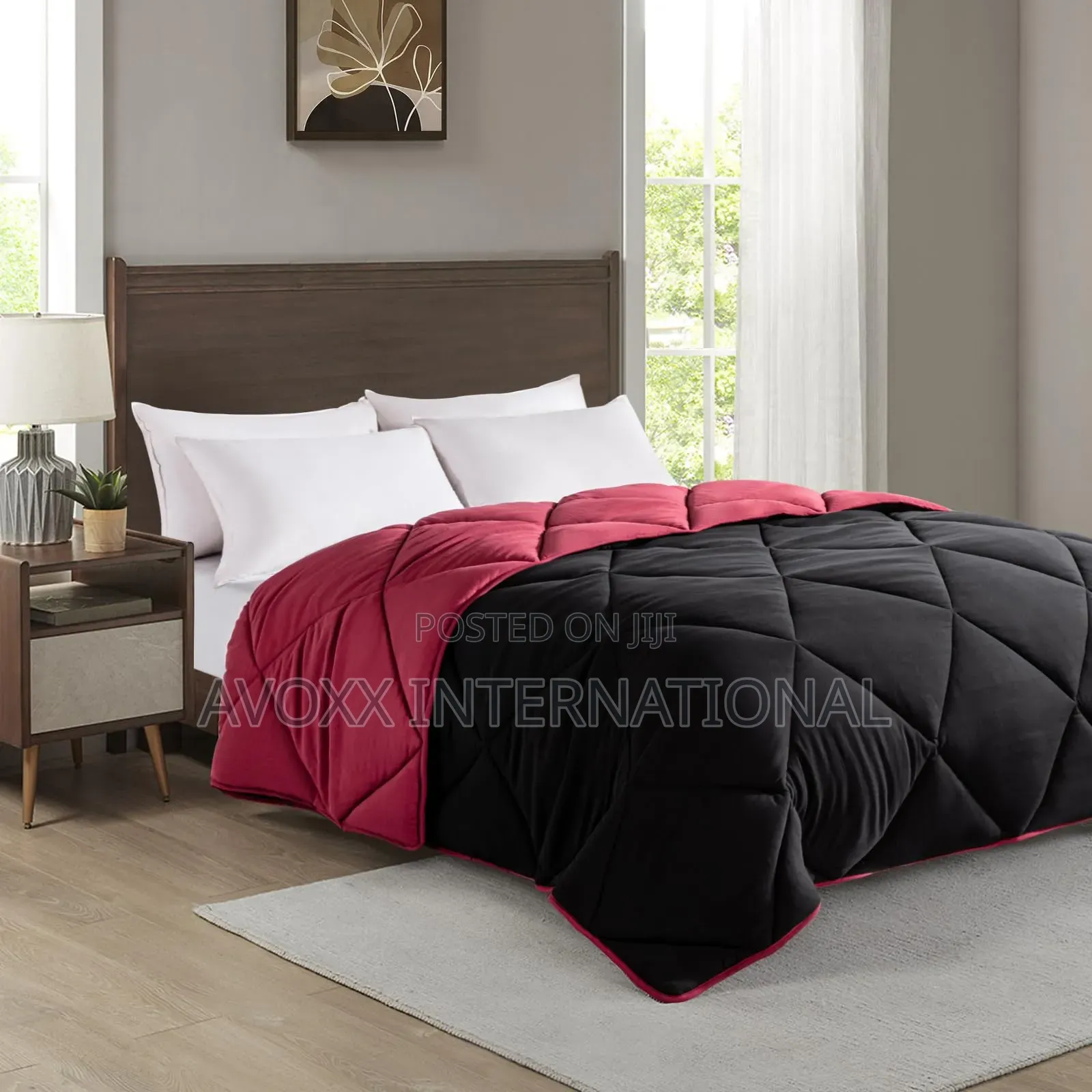 Down Alternative Duvet, Queen S.Comforter + 2 Pillow Covers
