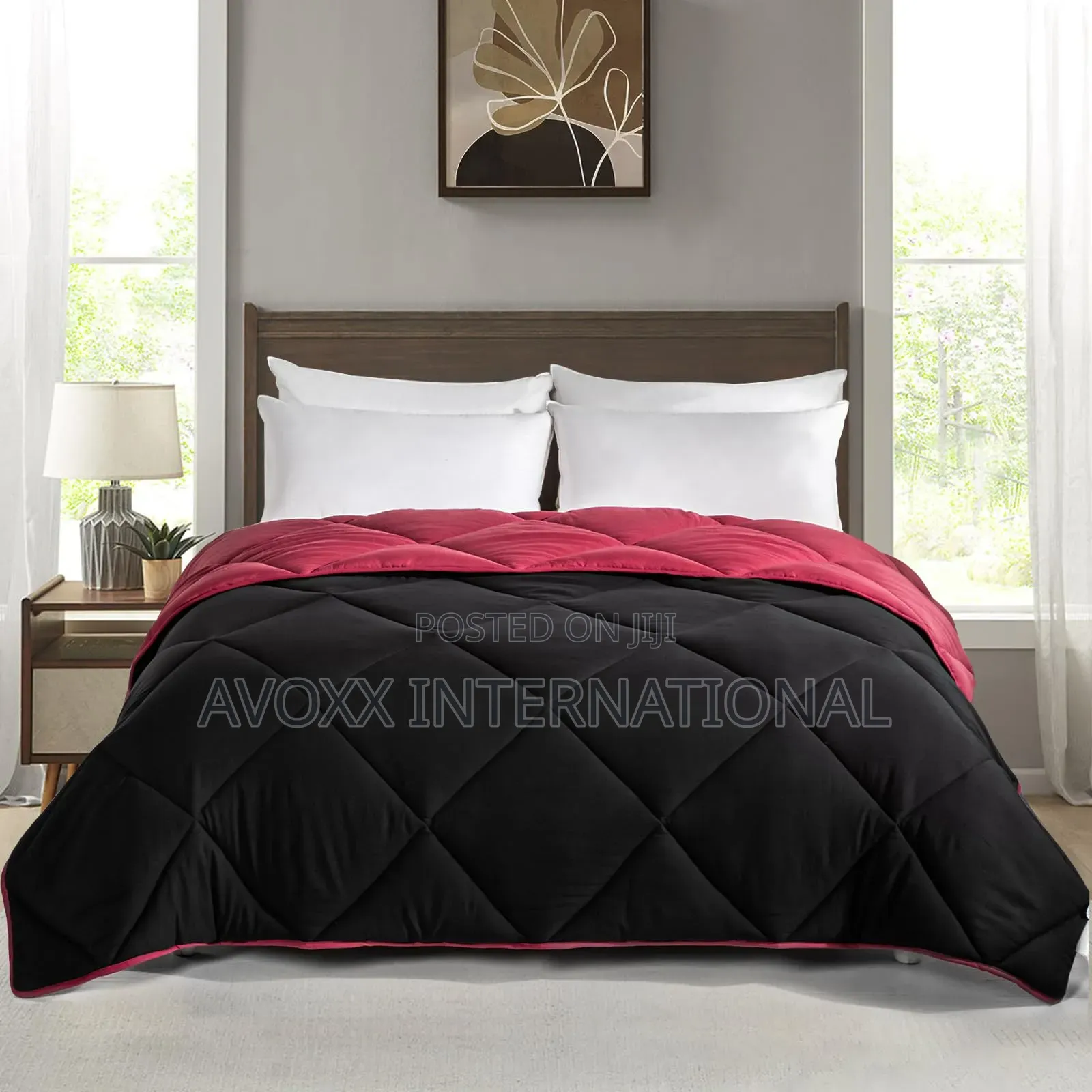 Down Alternative Duvet, Queen S.Comforter + 2 Pillow Covers
