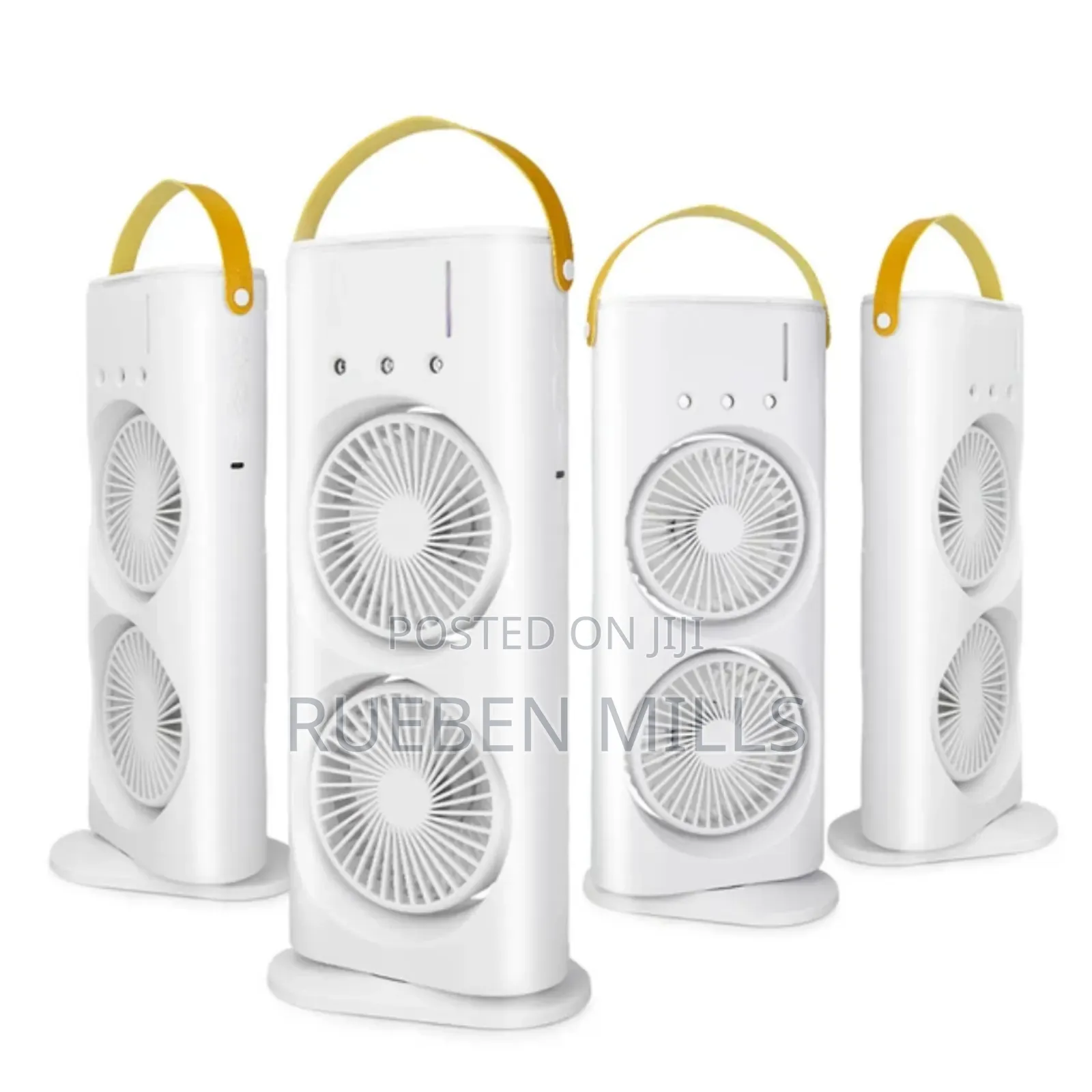 Rechargeable Portable Misting Cooling Fan - Double Head