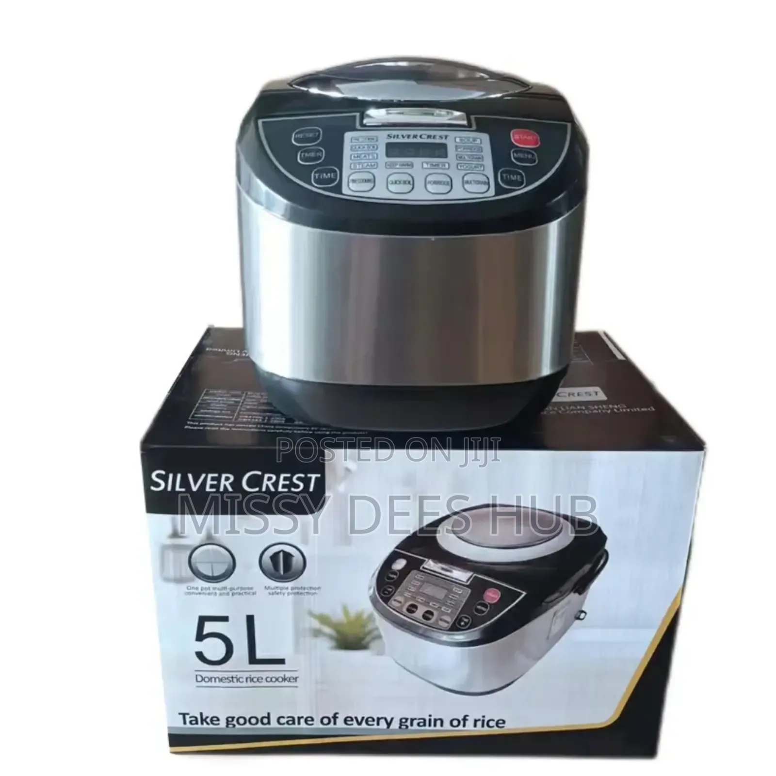 5l Rice Cooker (Silver Crest)