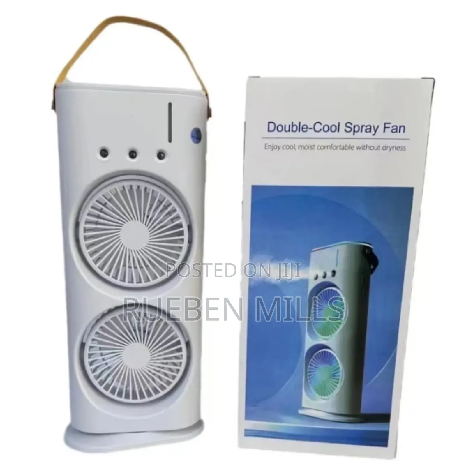 Usb Rechargeable Double-Ended Spray Cooling Fan 2000mah