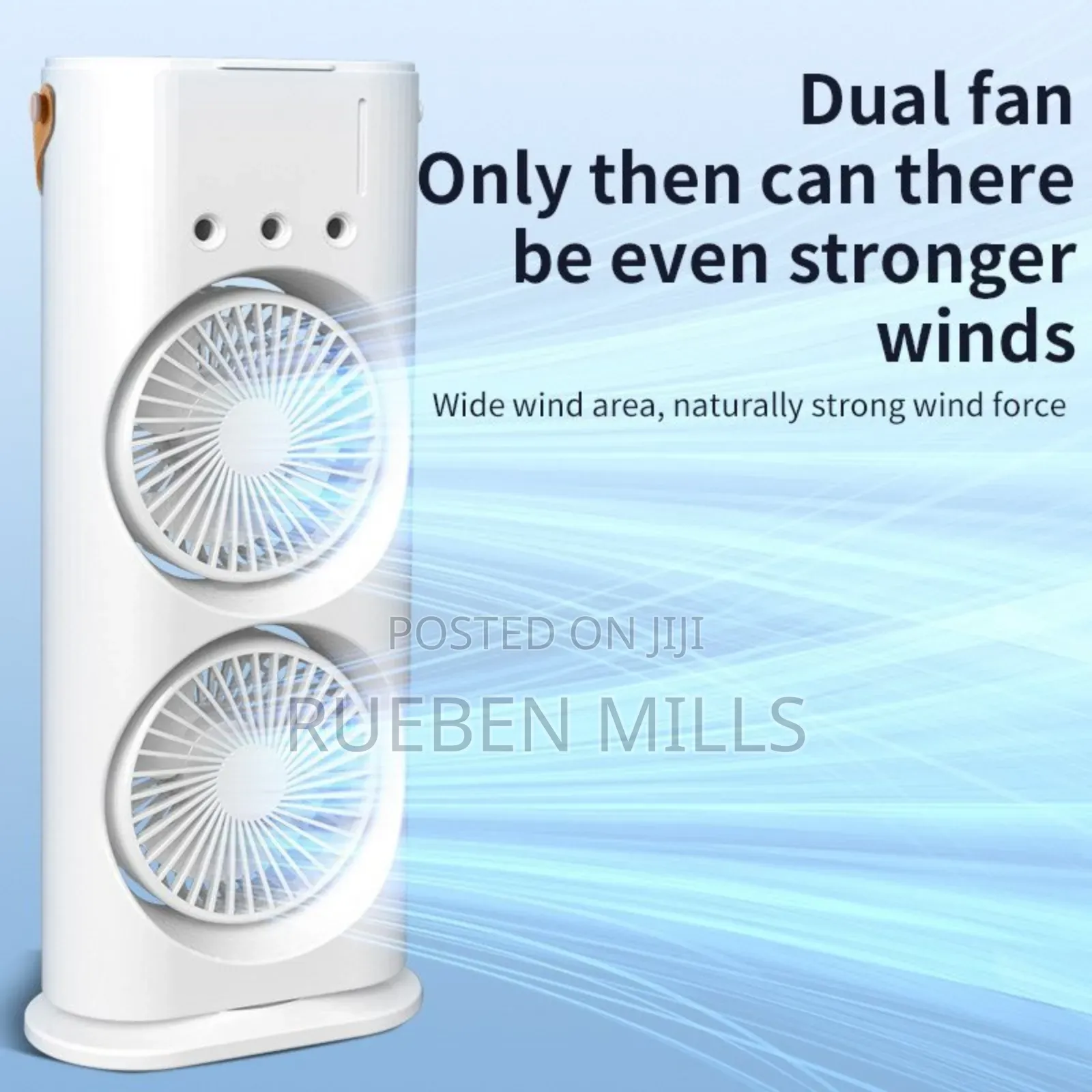 Usb Rechargeable Double-Ended Spray Cooling Fan 2000mah