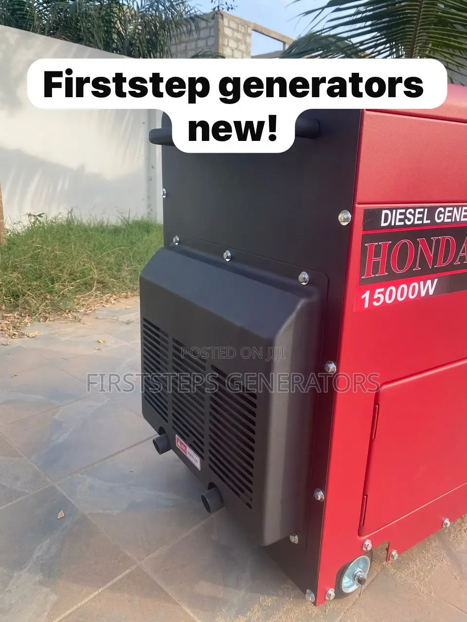 Silent Diesel Air Cooled Down Generator New Plant