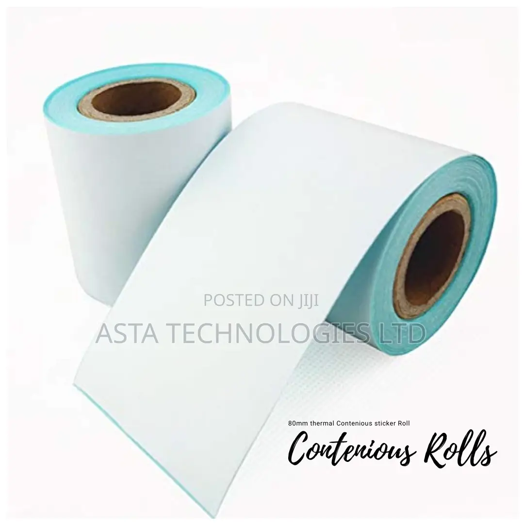 Sticker Roll Continuous 80mm Thermal