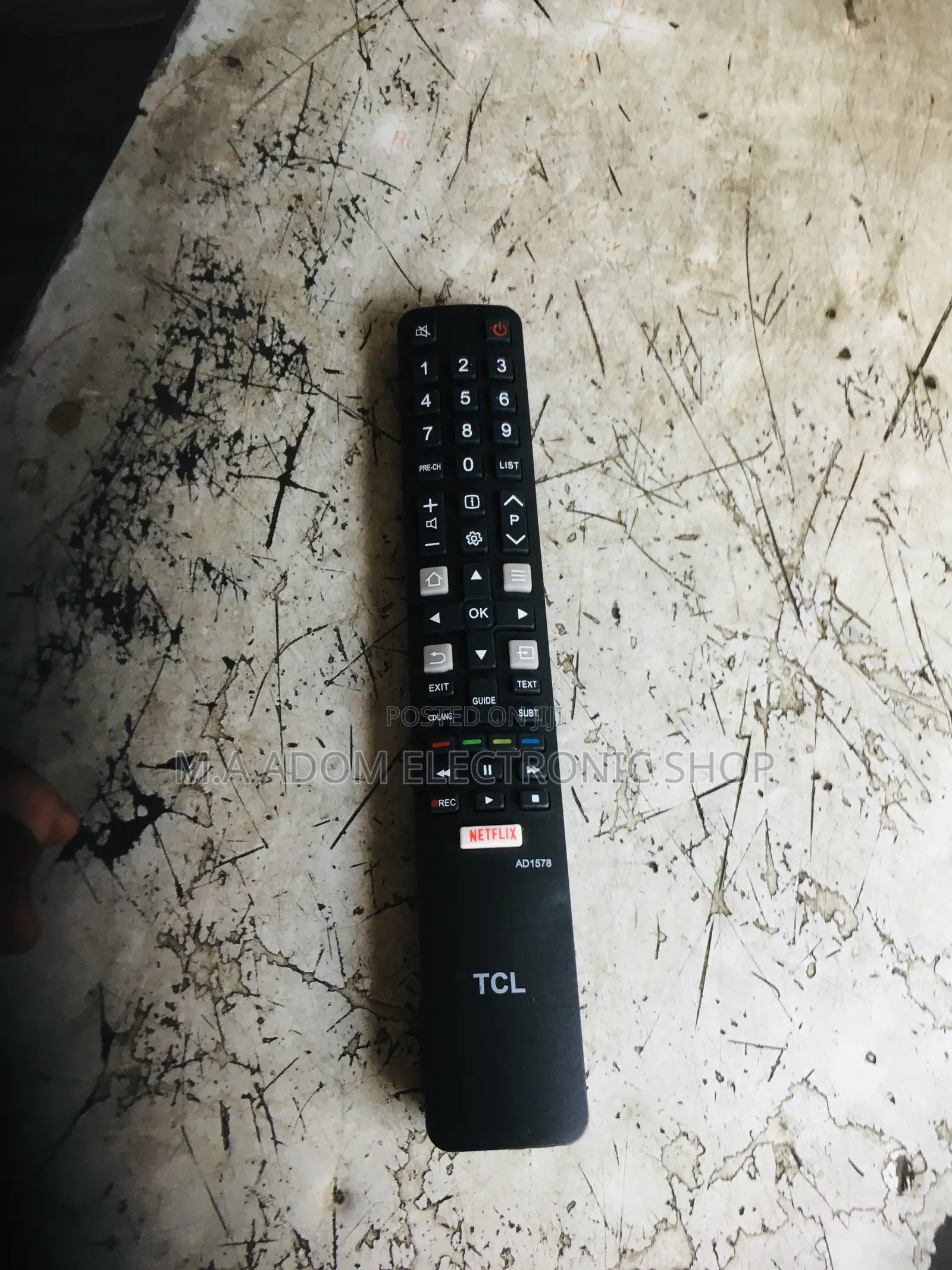 Smart TCL Remote With Netflix Button