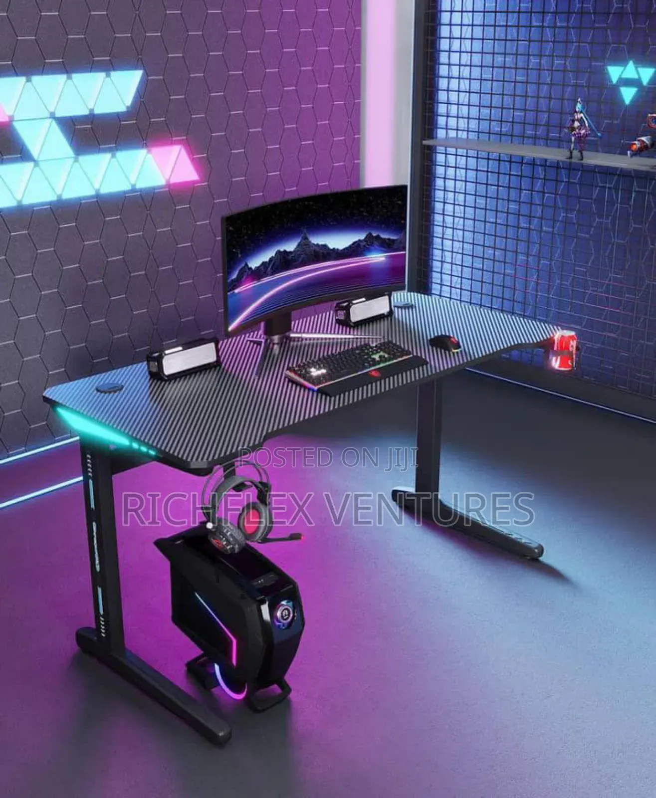 RGB Gaming Desk