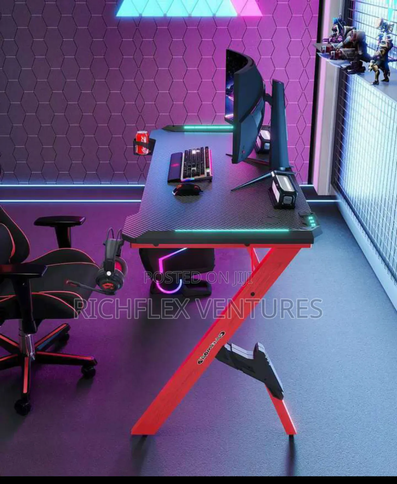 RGB Gaming Desk