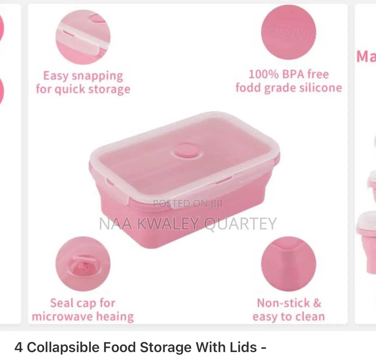 Silicone Foldable Lunch Box