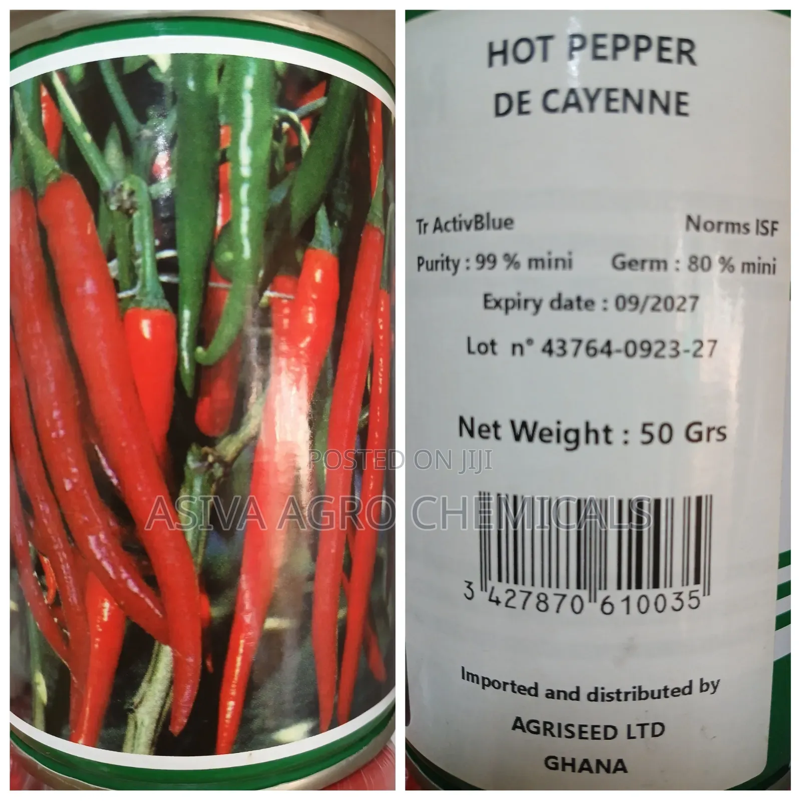Cayenne Pepper (Chilli Pepper) Seeds
