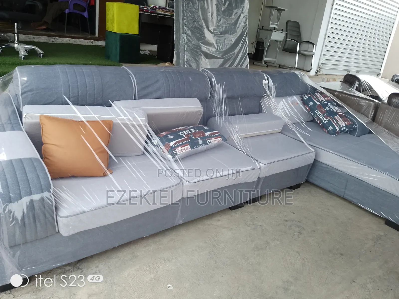 Living Room Grey Sofa L Shape