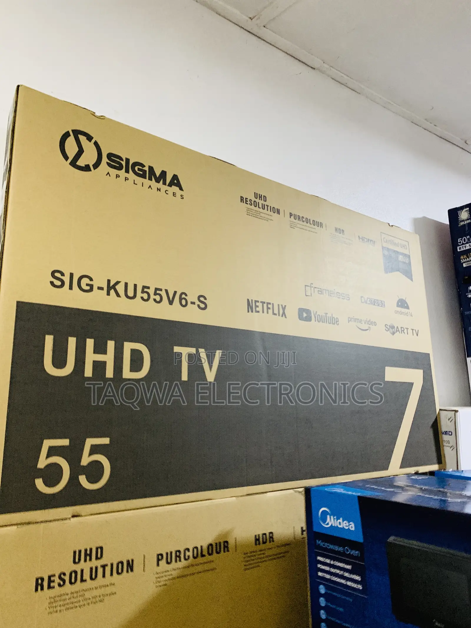 Led Uhd Sigma Android 55”Tv