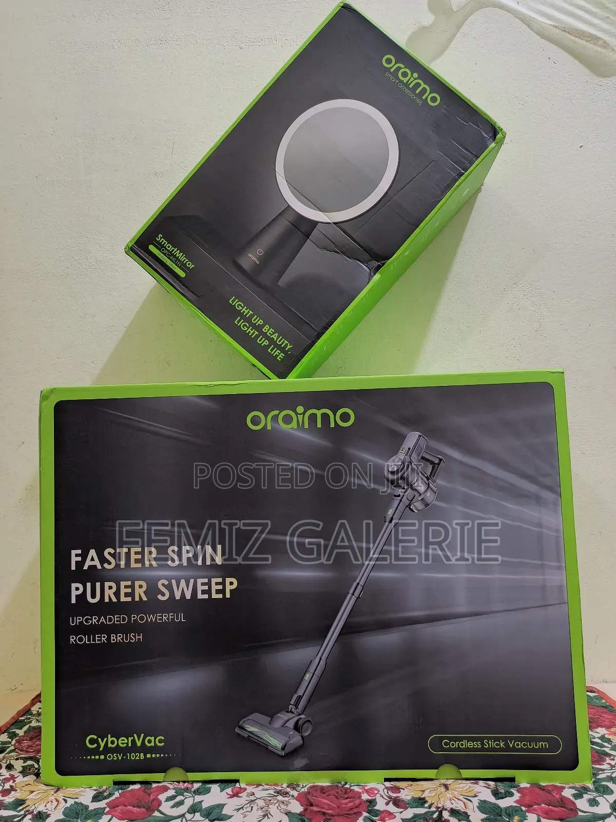 Oraimo Cybervac Cordless Stick Vacuum Plus Free Mirror