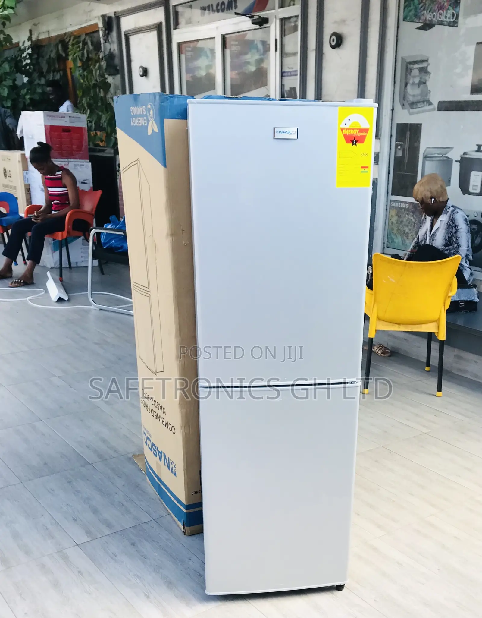 Fast Quality Doubledoor Nas-18fl Bottom Freezer Grey Fridge