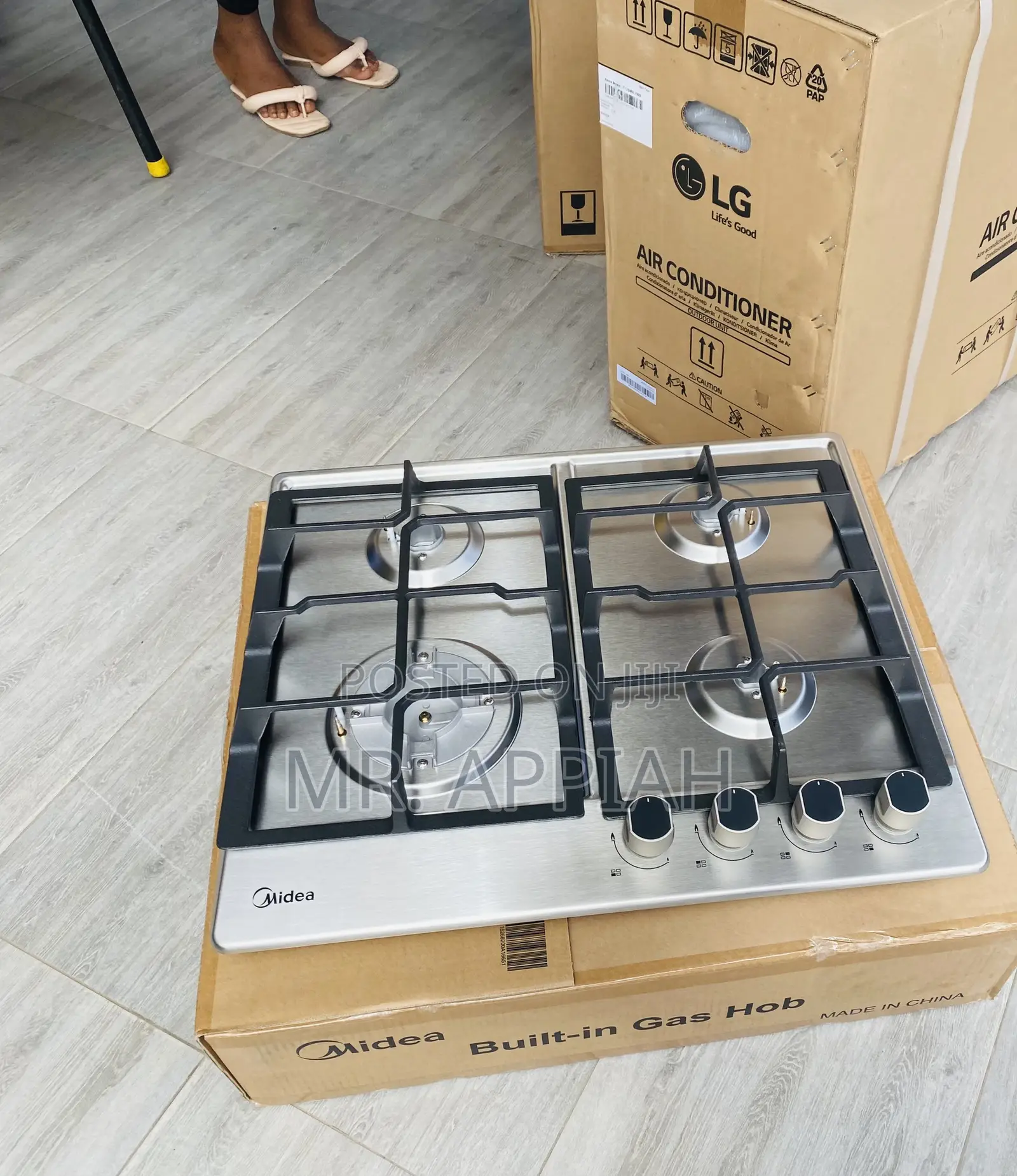 Midea 60g40me 60cm Gas Cooker/Stainless Steel(Gray) 