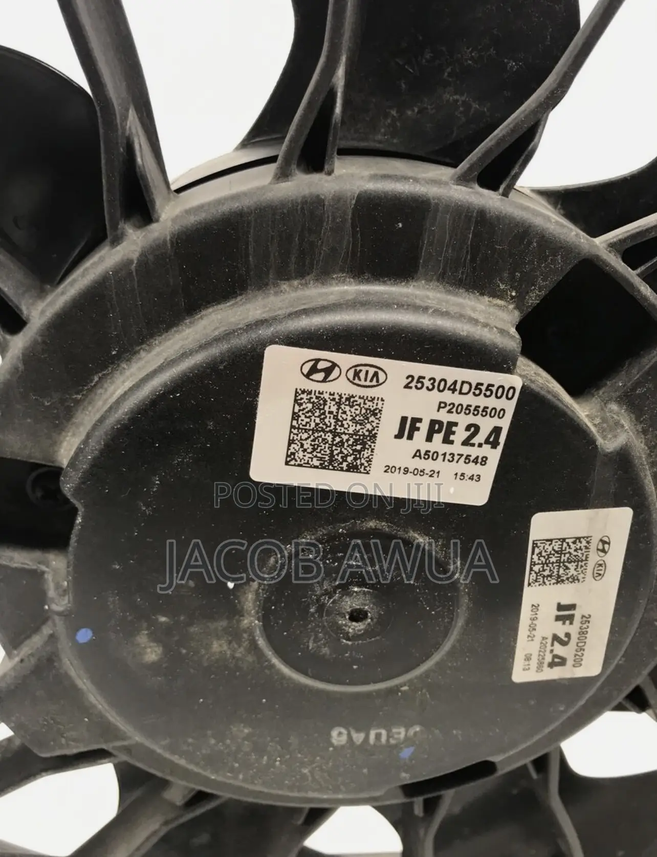 Kia Optima 2017 Hybrid Radiator Cooling Fan