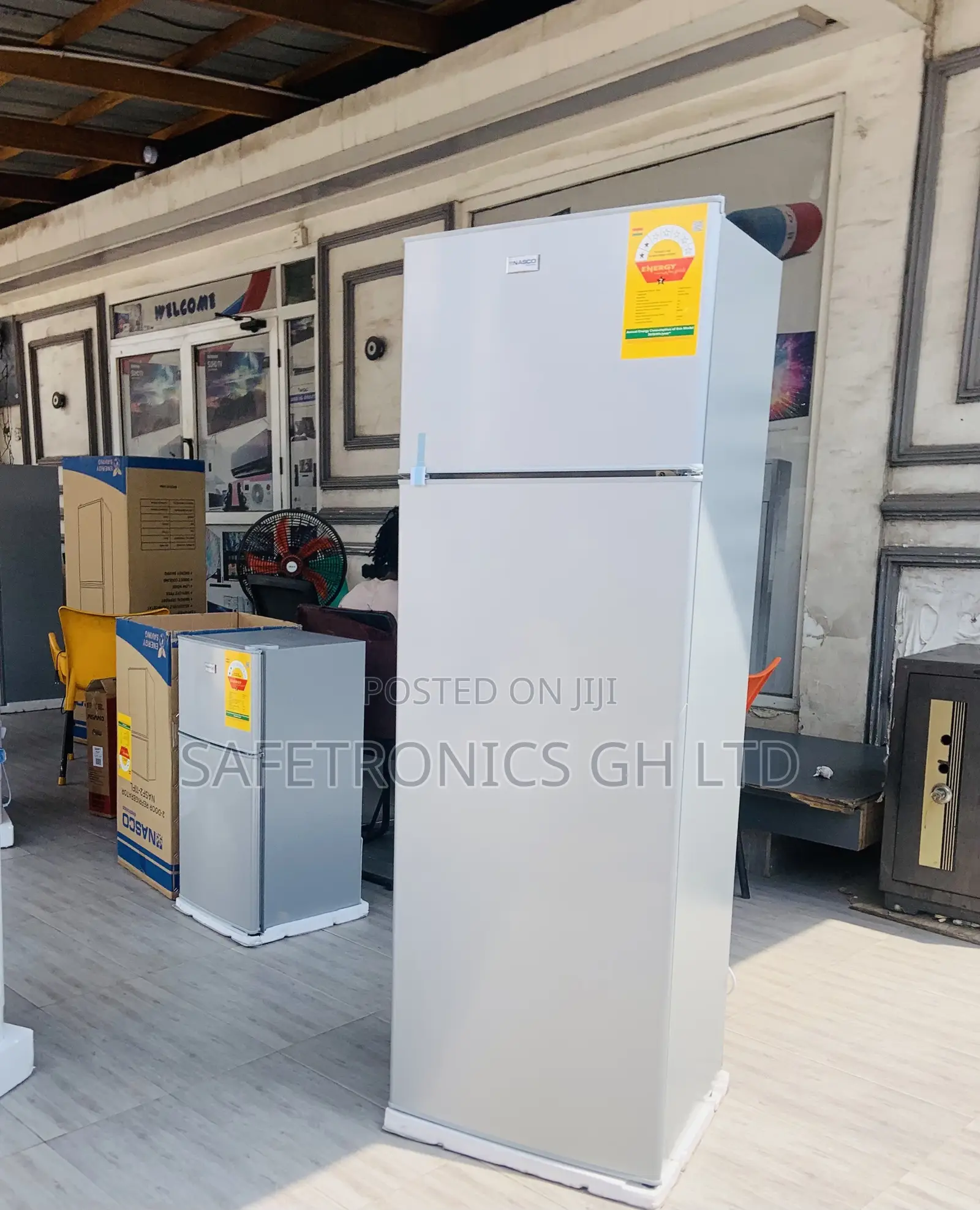 Nas-20fl Super Fast Bottom Freezer 158l Grey Doubledoor