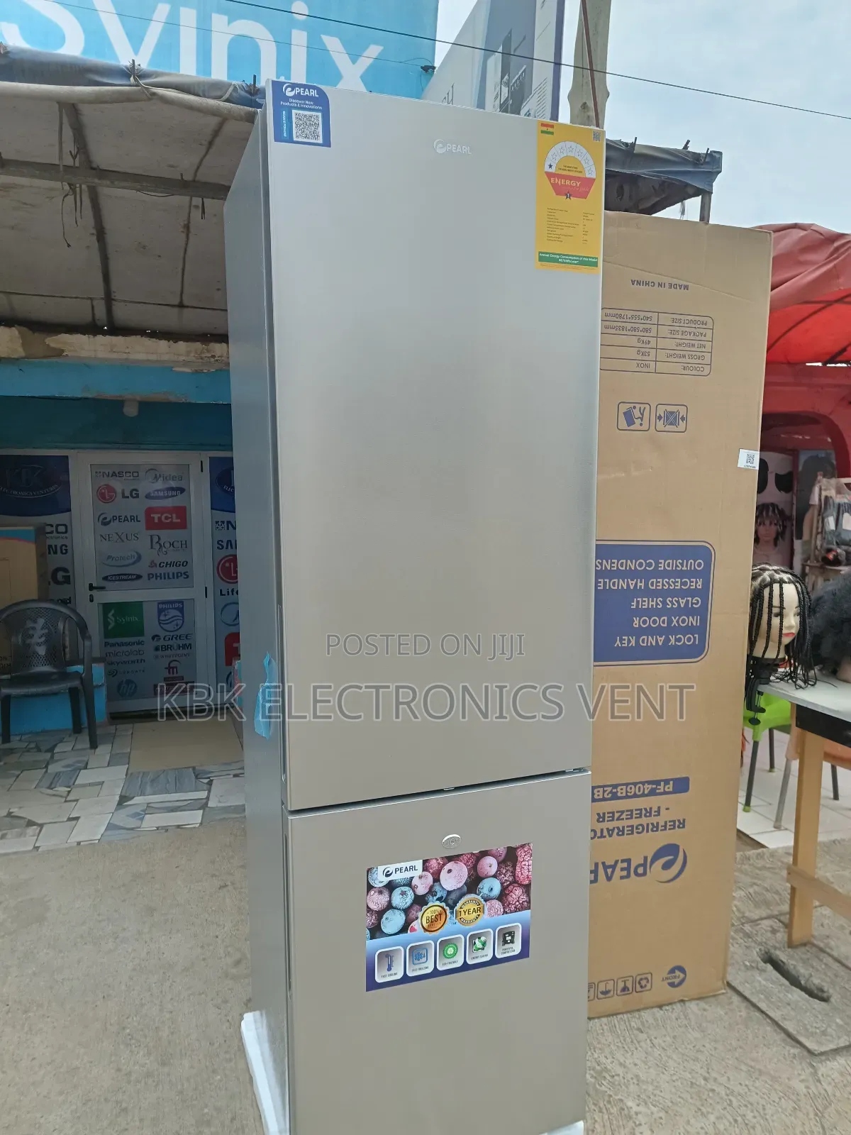 Pearl 261ltr Double Door Refrigerator