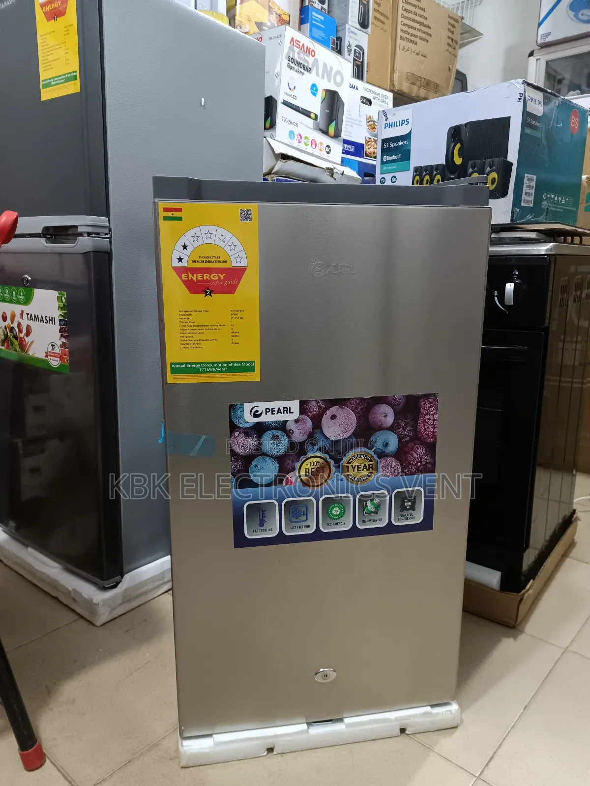 Pearl 89ltr Single Door Refrigerator