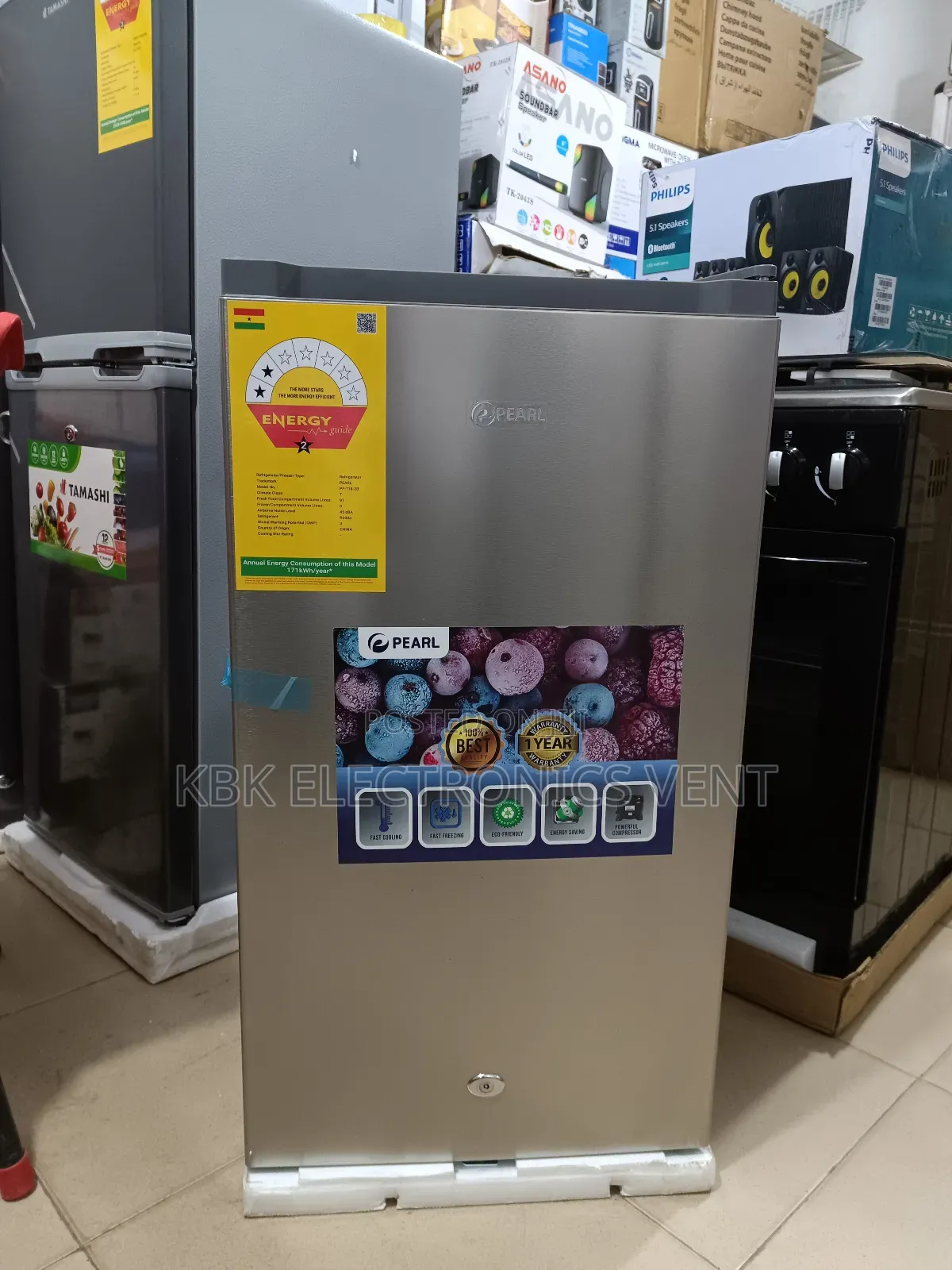 Pearl 89ltr Single Door Refrigerator