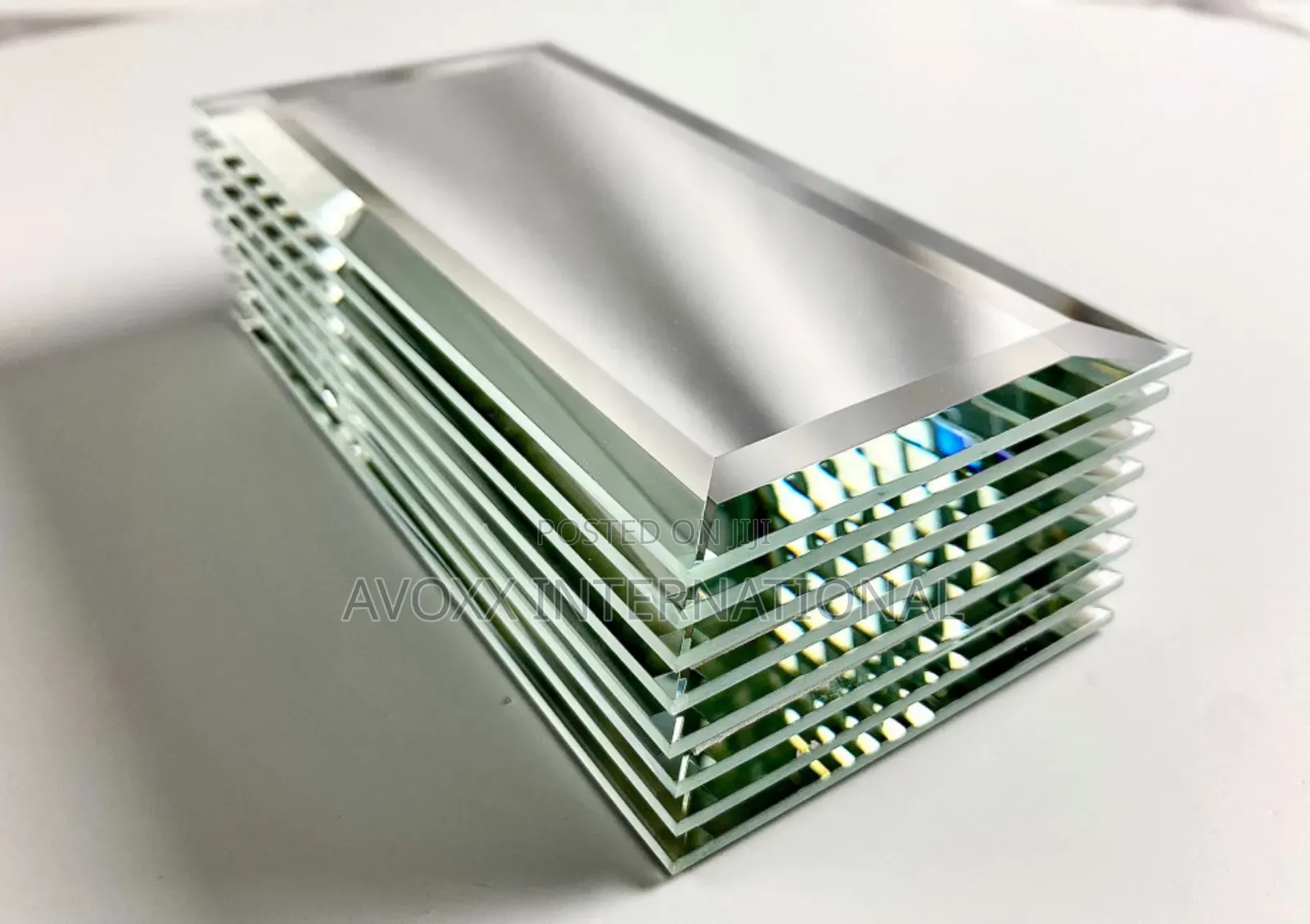 Abolos Reflections 3"X6" Glass Mirror Tile,Silver, Set of 88