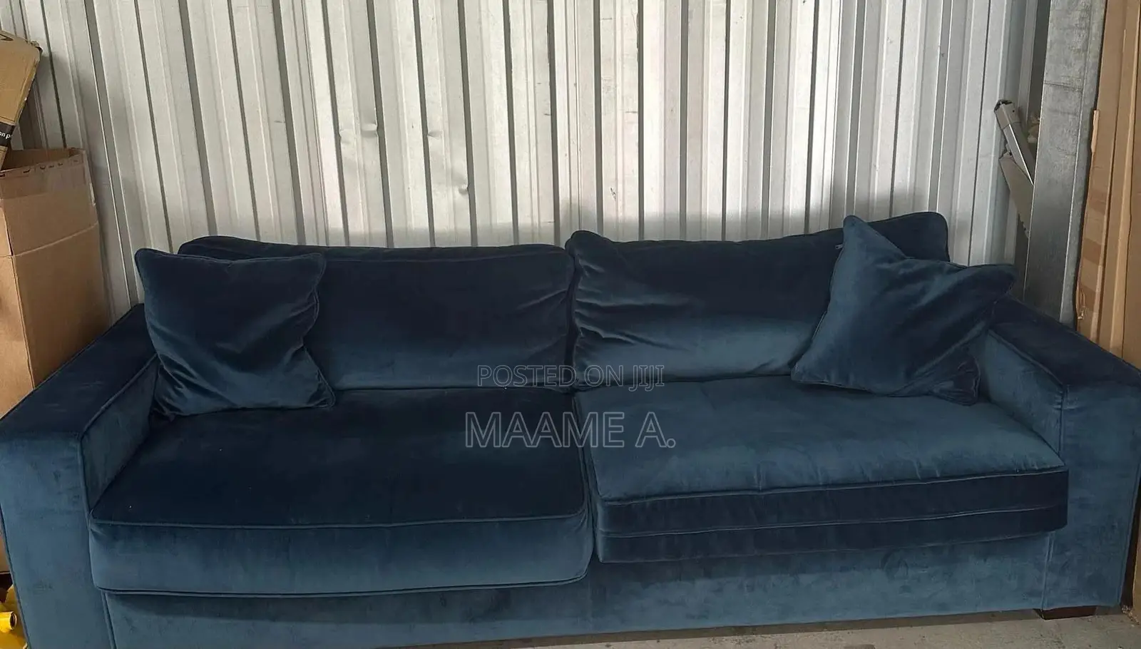 Navy Blue Sofa