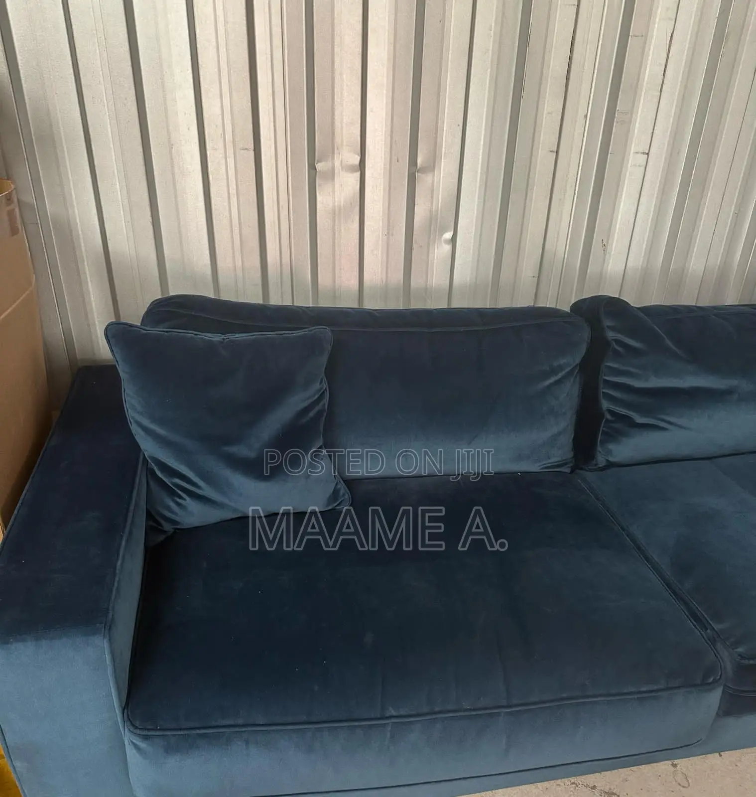 Navy Blue Sofa