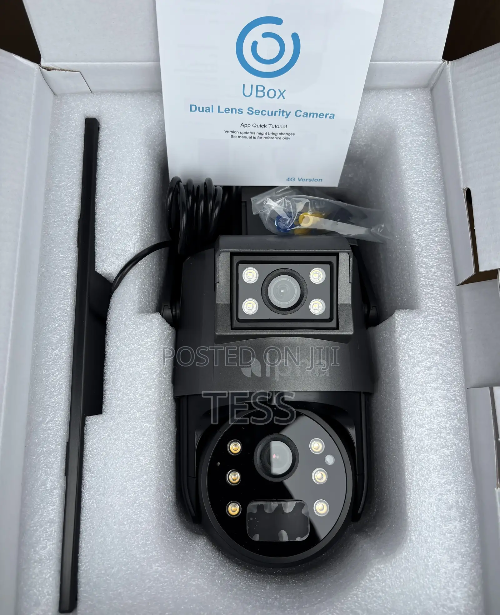 Solar 4g Camera 2way Audio 2mp+2mp Motion Detector Ubox App