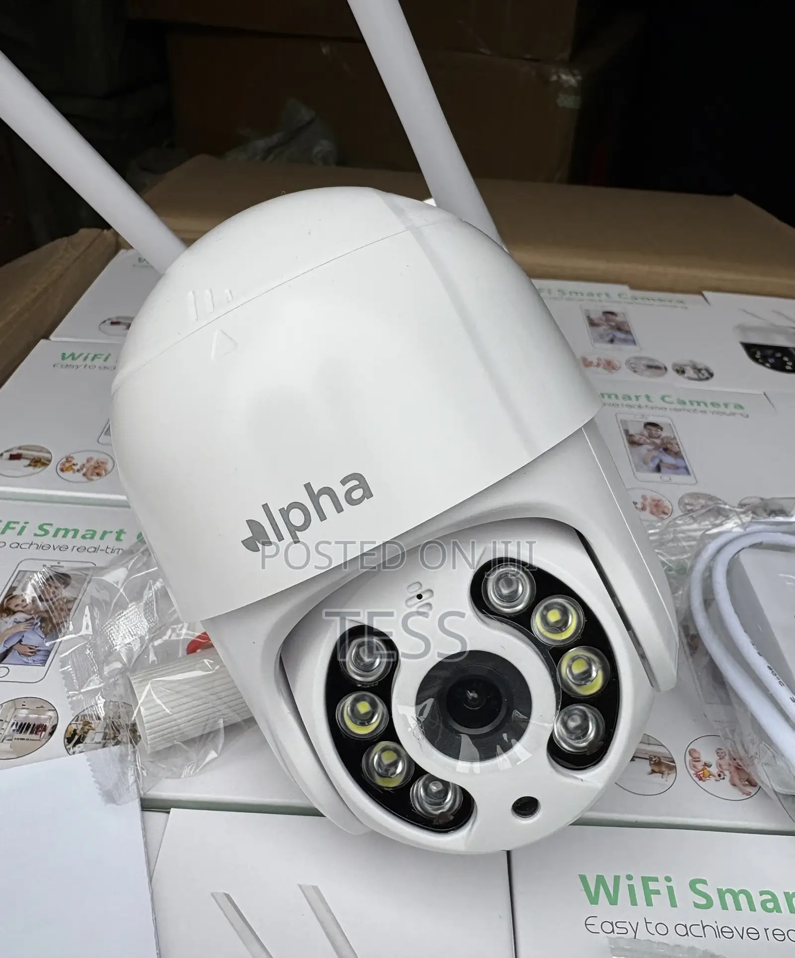 Alpha Wifi PTZ Mini Camera Motion Tracking Color at Night