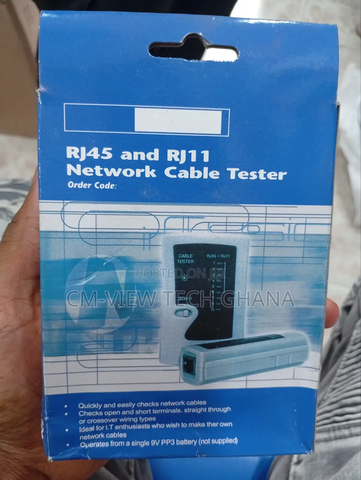 Rj45 and Rj11 Network Cable Tester