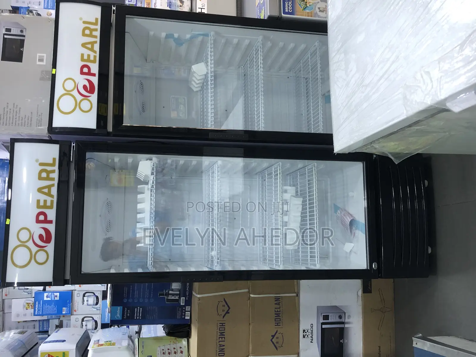 Affordable Store Appliance Pearl Display Fridge
