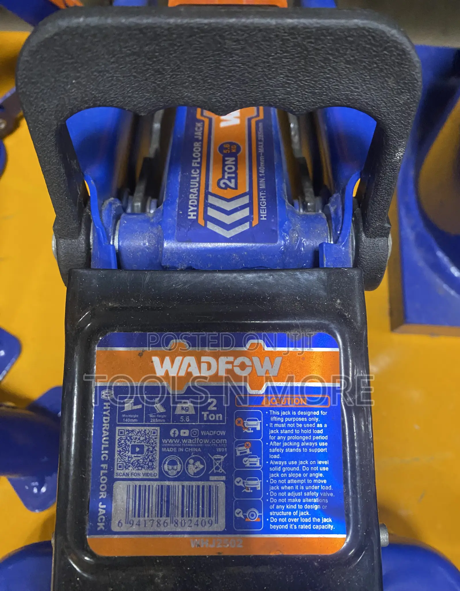 Wadfow Hydraulic Floor Jack 2ton