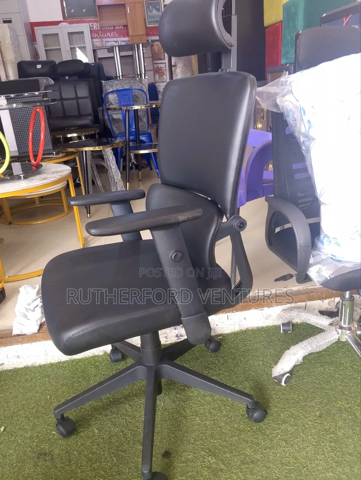 Orthopedic Quality Leather Chair and Back Support