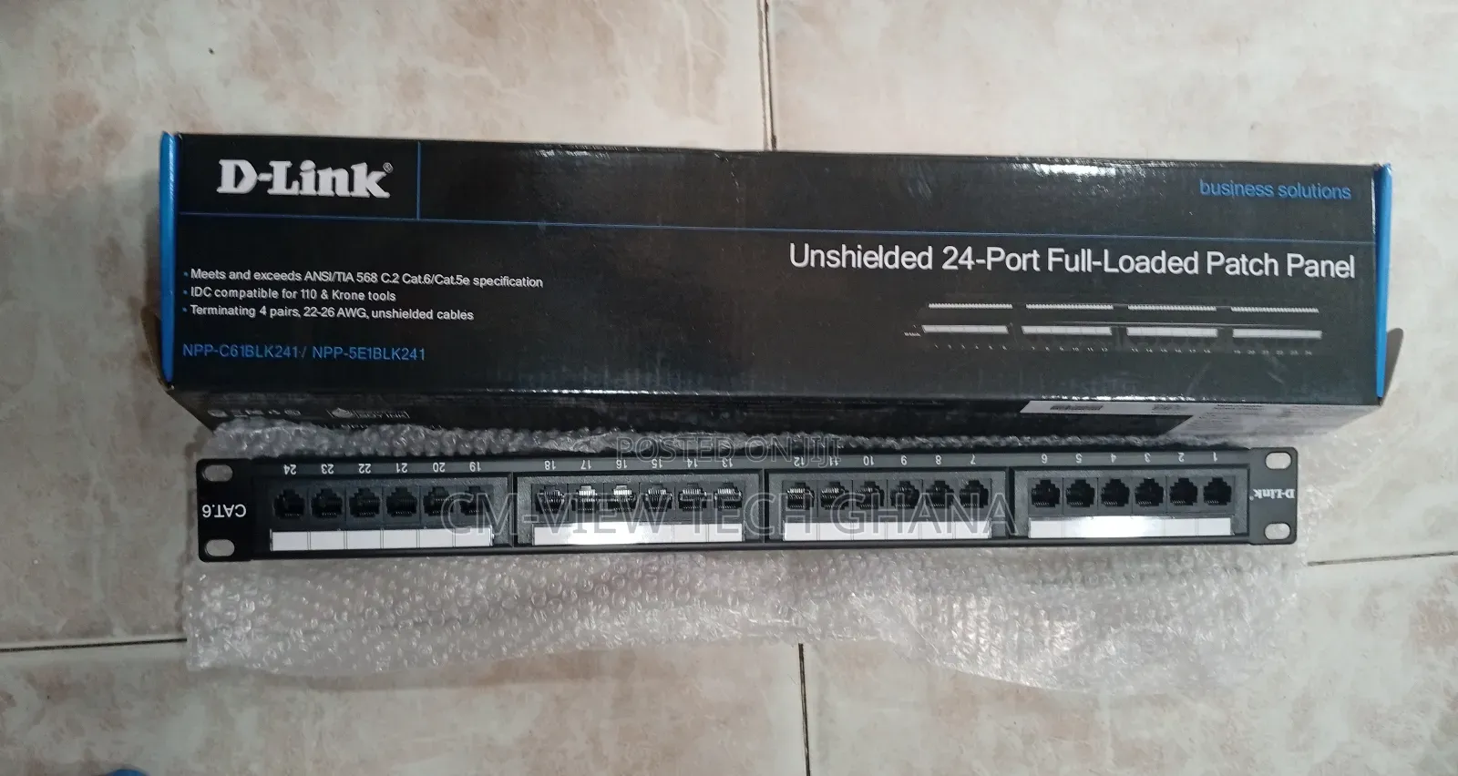 24port Cat6 Patch Panel D-Link