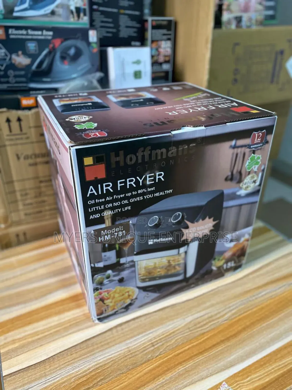 Hoffmans 15l Airfryer 2400w With Operation Light Indicator