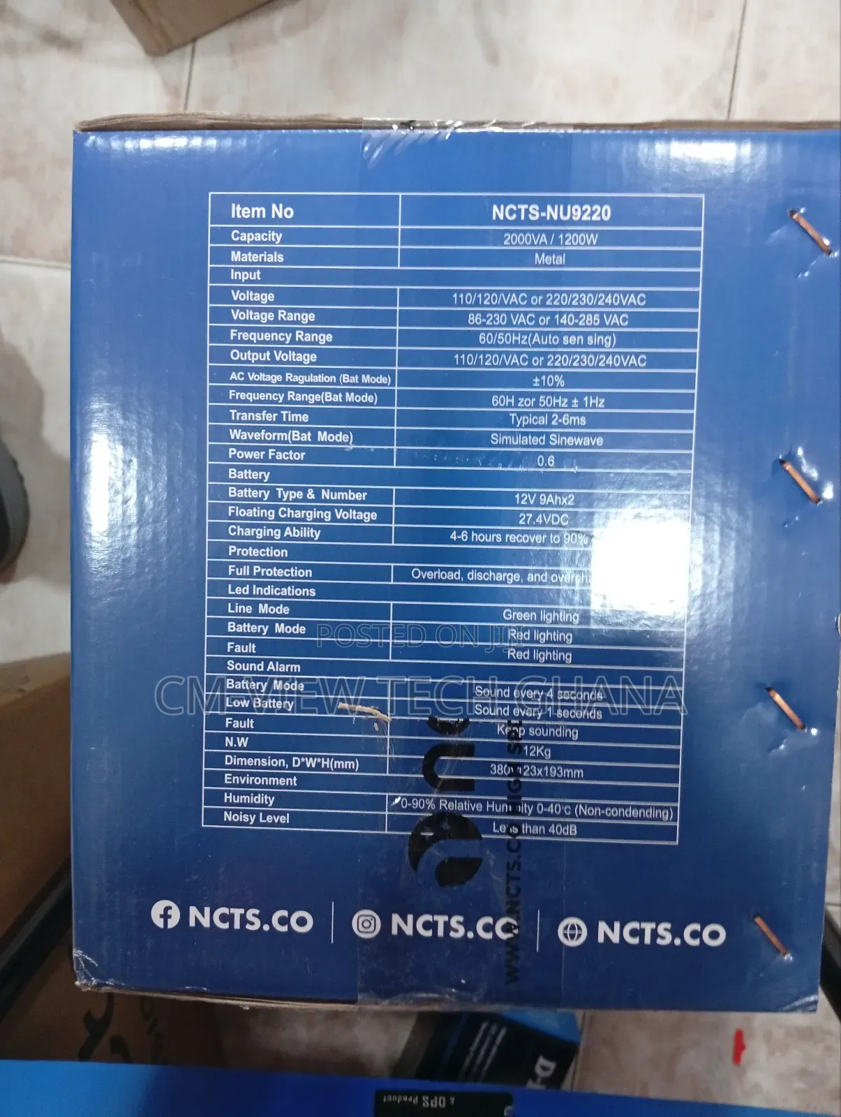 2000va NCTS Ups