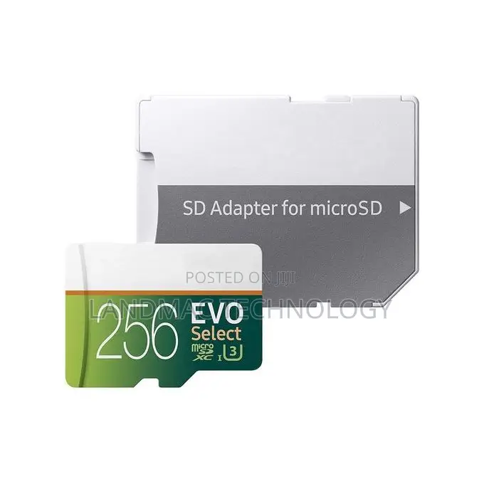 Samsung-256gb Microsdhc Memory Card With Adapter - Green