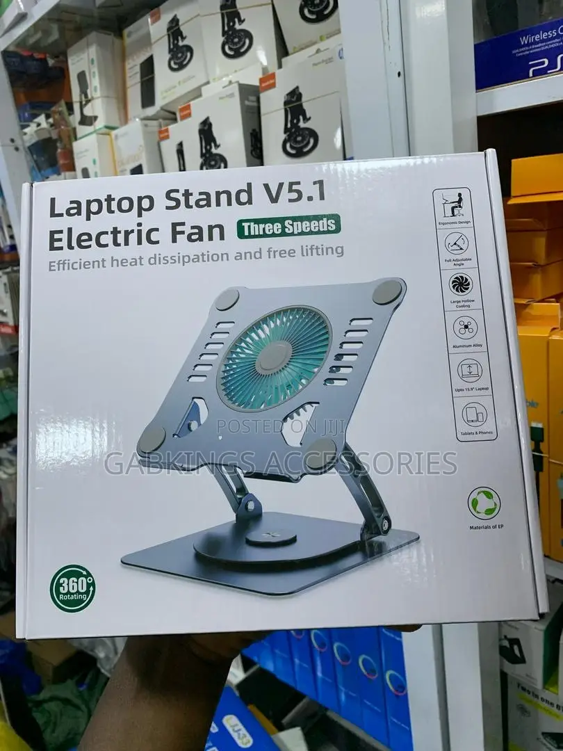 Laptop Stand V5.1 With Electric Fan