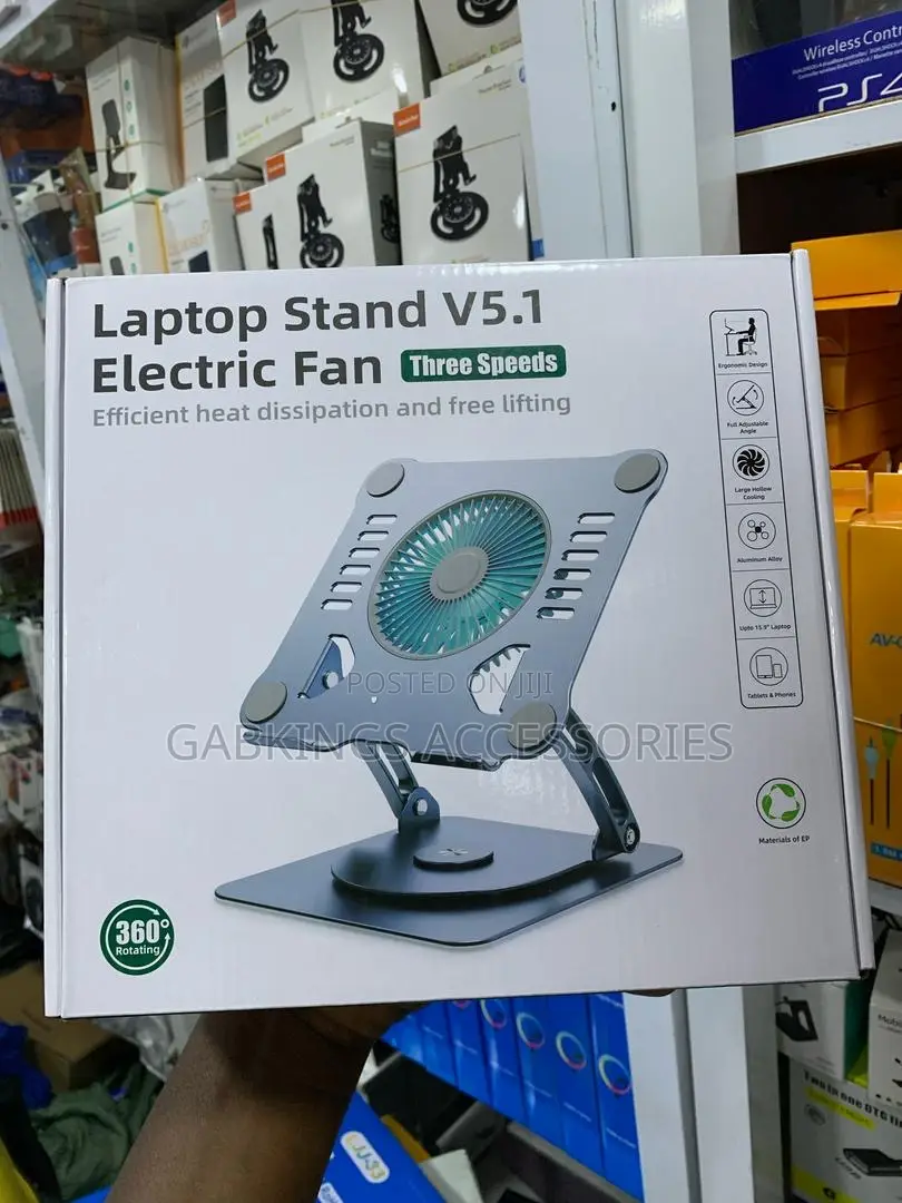 Laptop Stand V5.1 With Electric Fan