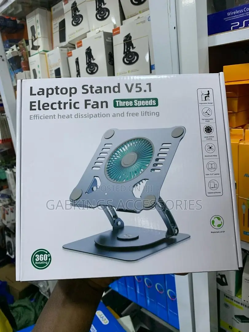 Laptop Stand V5.1 With Electric Fan
