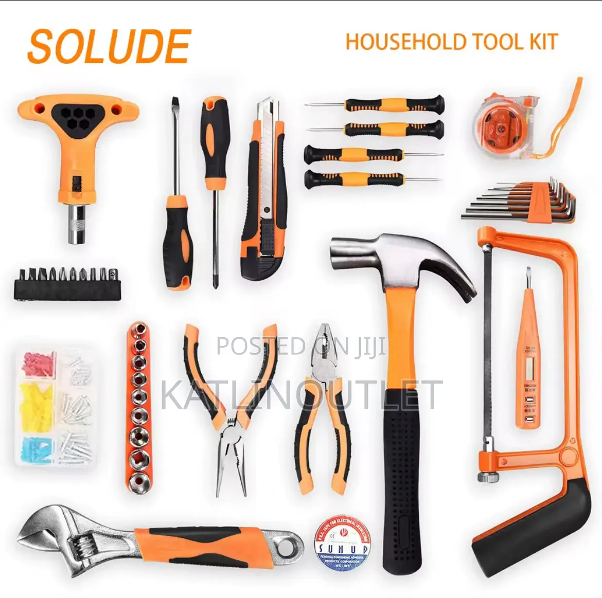 82 Pieces Handtool Set for Household.