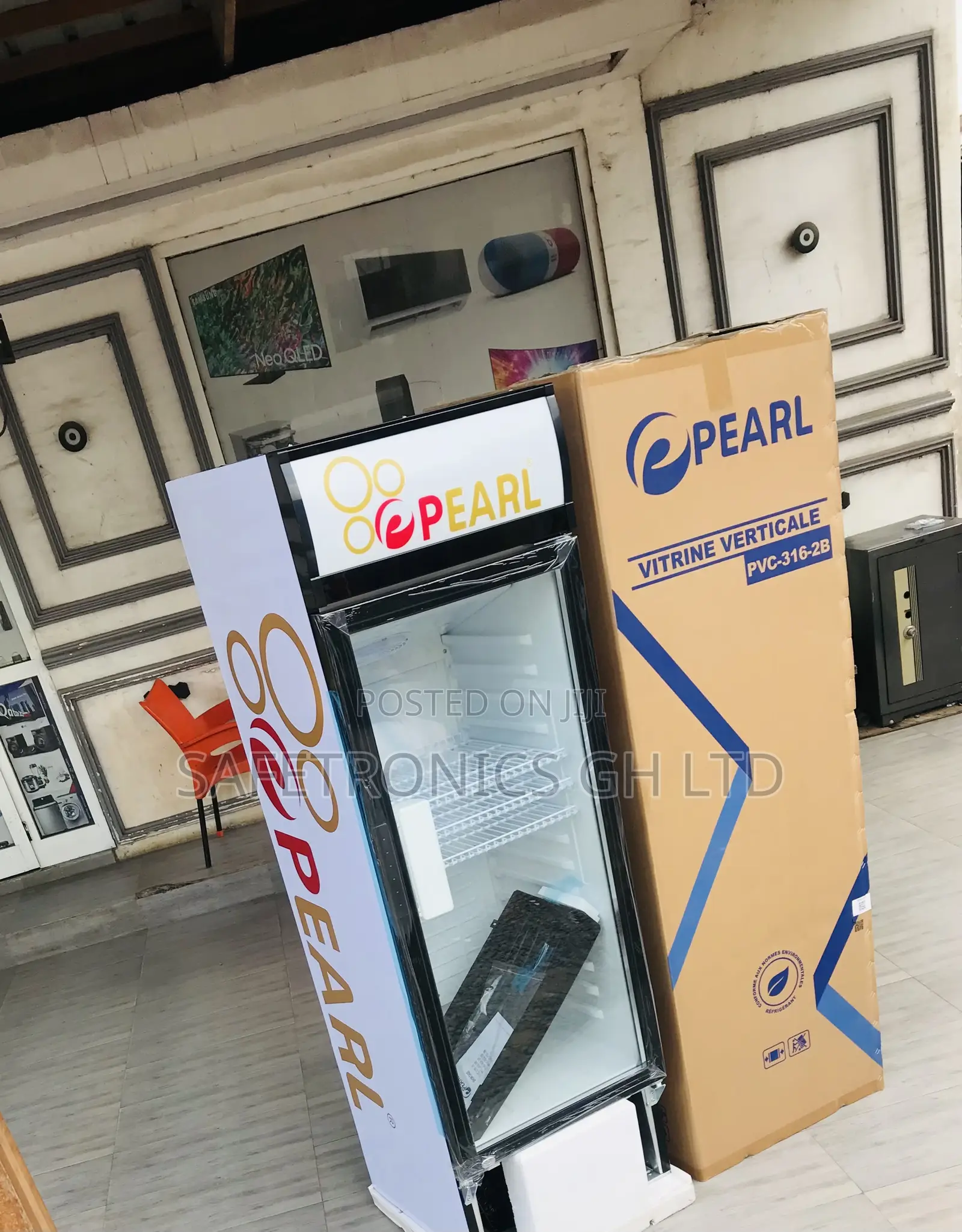 Kindly Buy Glass PVC-316 Singledoor 300 Liters Fridge