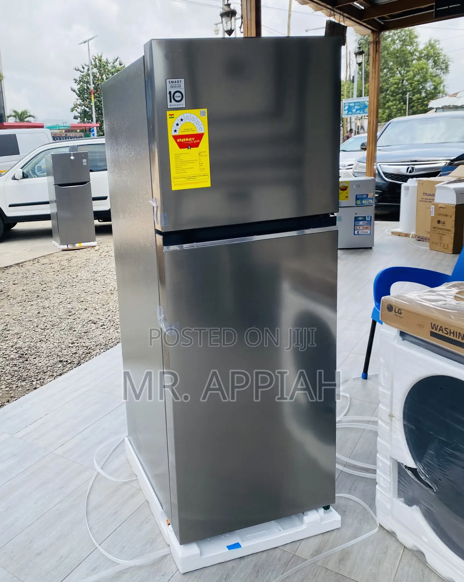 Premium Authentic Lg Gn.B312plgb Top Freezer Fridge,Gray.