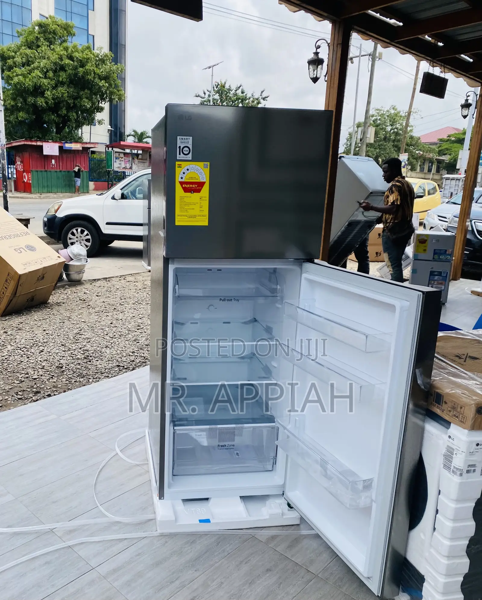 Buy Unique Lg Gn.B312plgb Top Mount Freezer Fridge(Gray).
