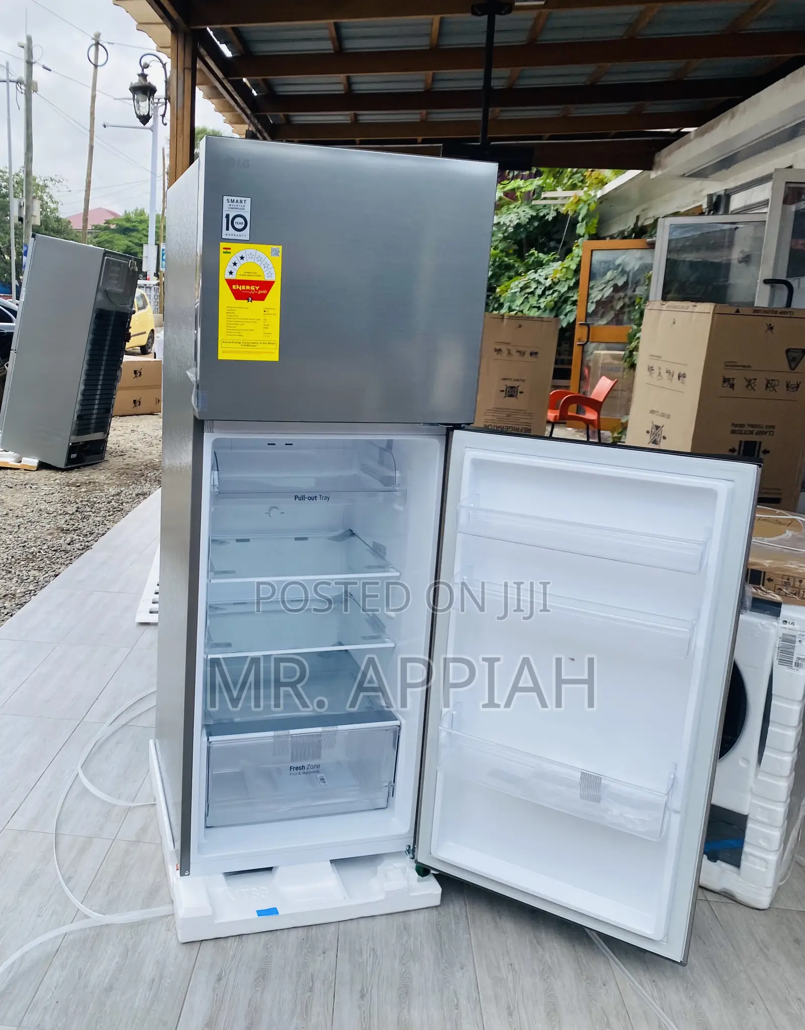 Shop Unique Lg Gn.B312plgb Electric Refrigerator(Gray)